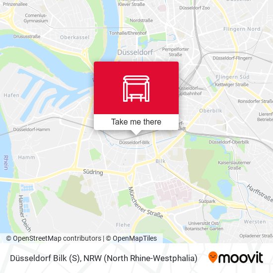 Düsseldorf Bilk (S) map