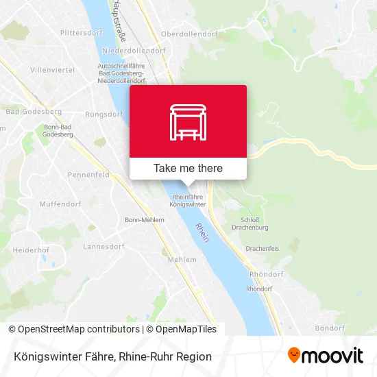 Карта Königswinter Fähre