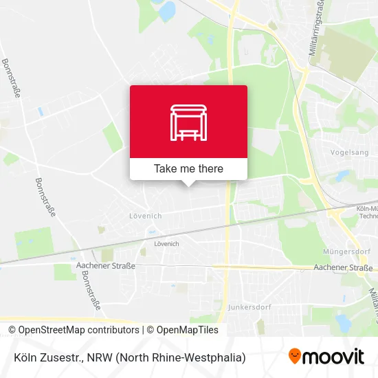 Карта Köln Zusestr.