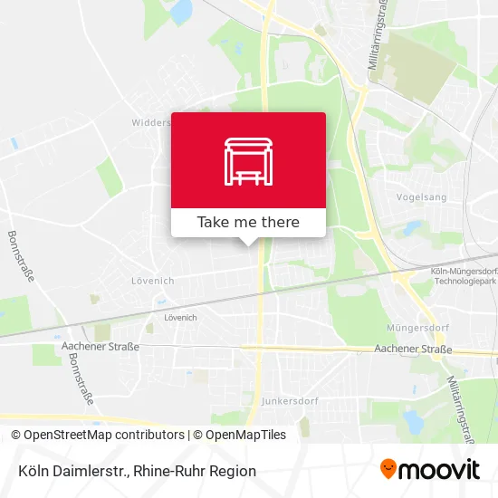 Карта Köln Daimlerstr.