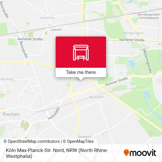 Карта Köln Max-Planck-Str. Nord