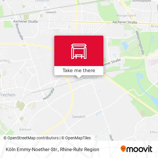 Карта Köln Emmy-Noether-Str.