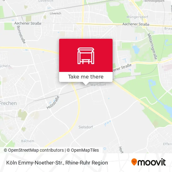 Карта Köln Emmy-Noether-Str.