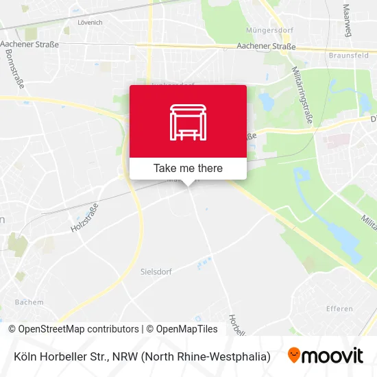 Köln Horbeller Str. map