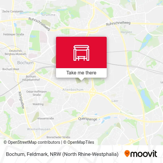 Карта Bochum, Feldmark