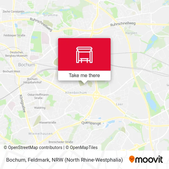Карта Bochum, Feldmark