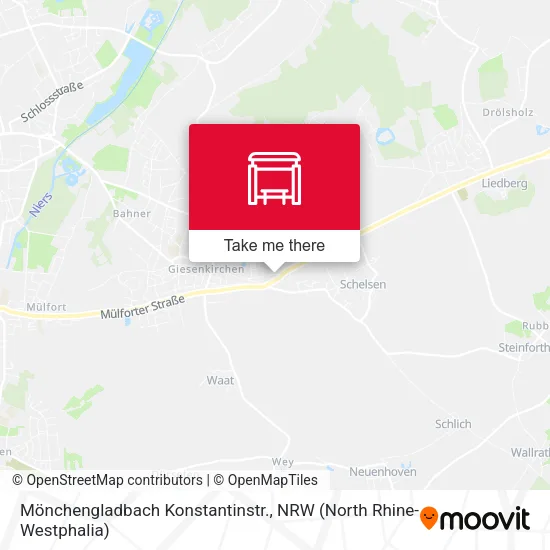 Карта Mönchengladbach Konstantinstr.
