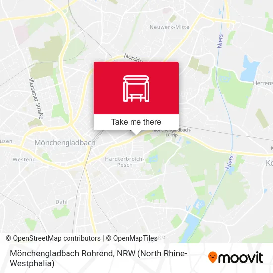 Карта Mönchengladbach Rohrend