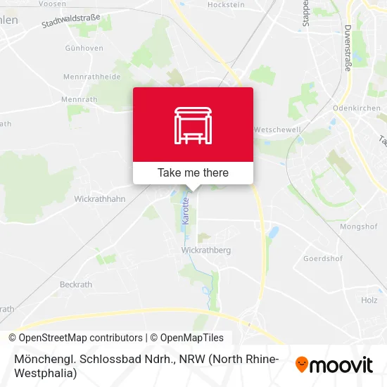 Карта Mönchengl. Schlossbad Ndrh.