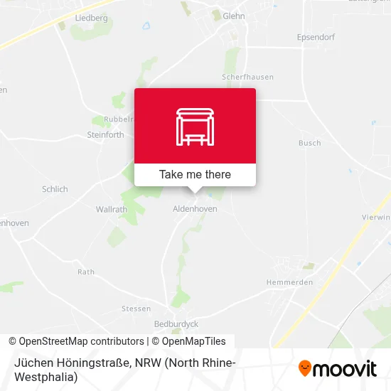 Jüchen Höningstraße map