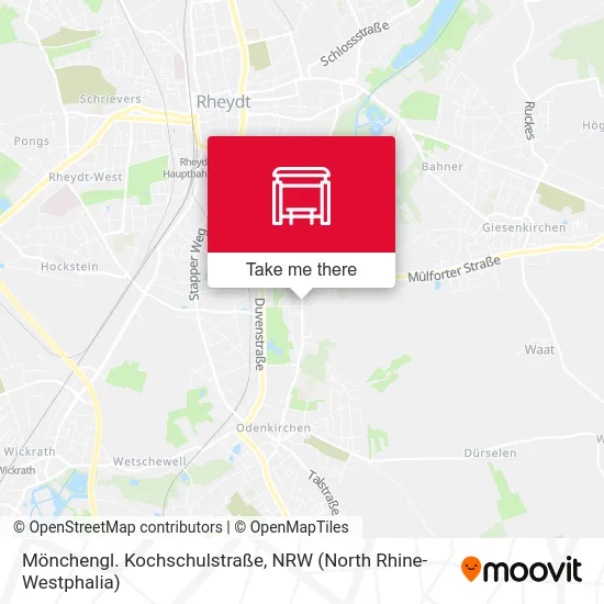 Карта Mönchengl. Kochschulstraße