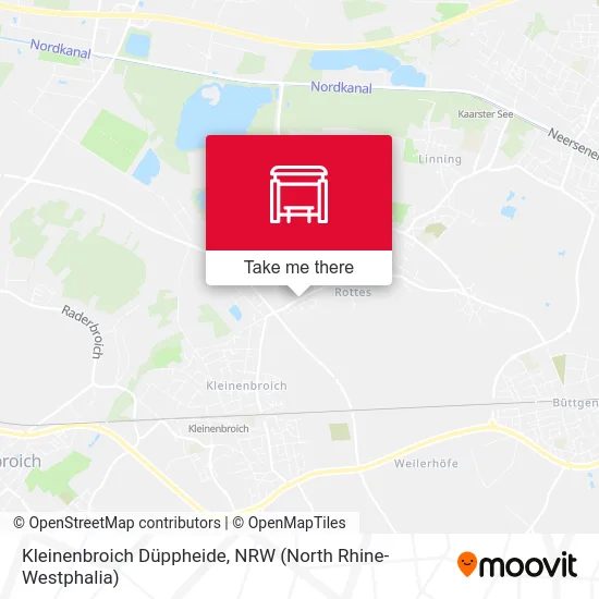 Карта Kleinenbroich Düppheide