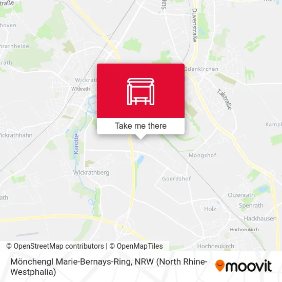 Карта Mönchengl Marie-Bernays-Ring