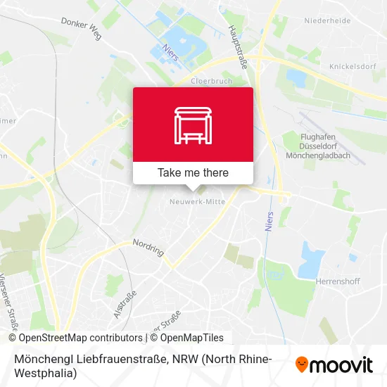 Карта Mönchengl Liebfrauenstraße