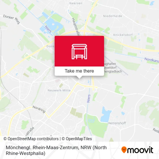 Карта Mönchengl. Rhein-Maas-Zentrum