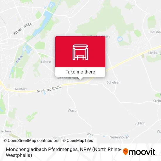 Карта Mönchengladbach Pferdmenges