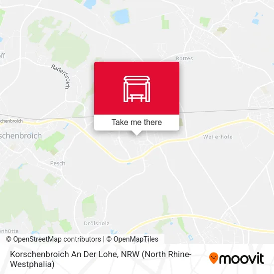 Карта Korschenbroich An Der Lohe