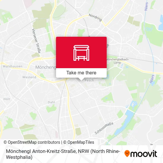 Карта Mönchengl Anton-Kreitz-Straße
