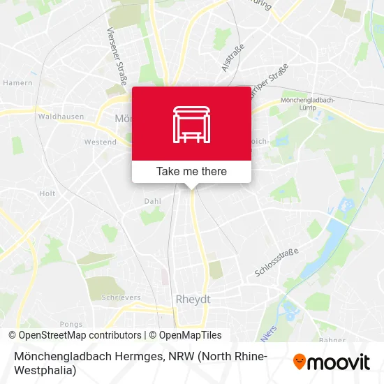 Карта Mönchengladbach Hermges
