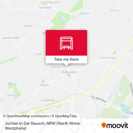 Jüchen In Der Bausch map