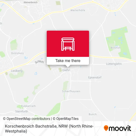 Korschenbroich Bachstraße map