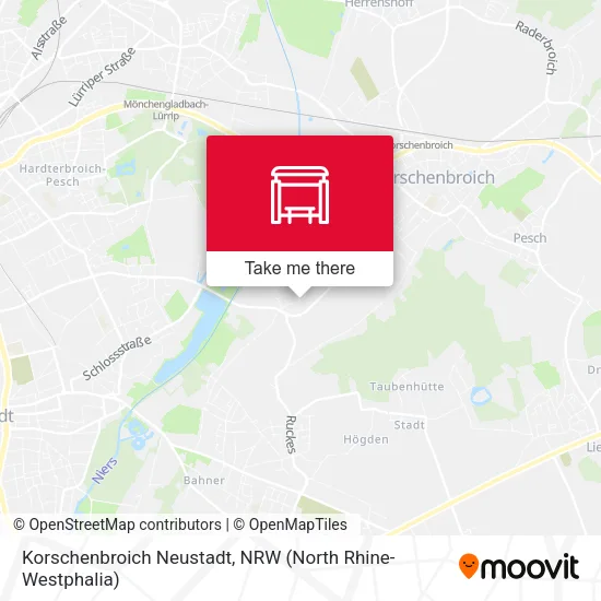 Карта Korschenbroich Neustadt