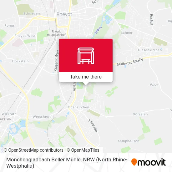 Карта Mönchengladbach Beller Mühle