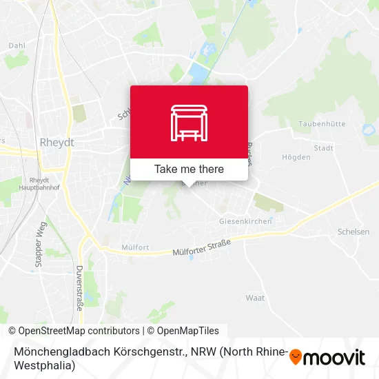 Карта Mönchengladbach Körschgenstr.