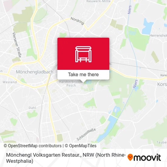 Карта Mönchengl Volksgarten Restaur.