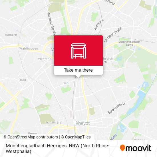 Карта Mönchengladbach Hermges
