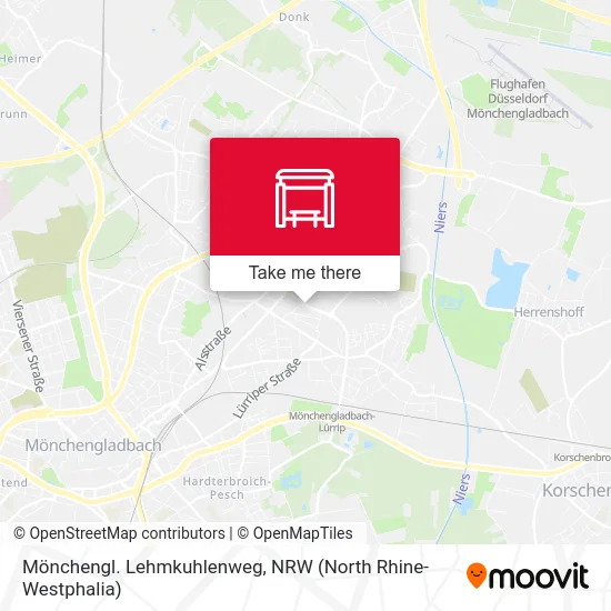 Карта Mönchengl. Lehmkuhlenweg