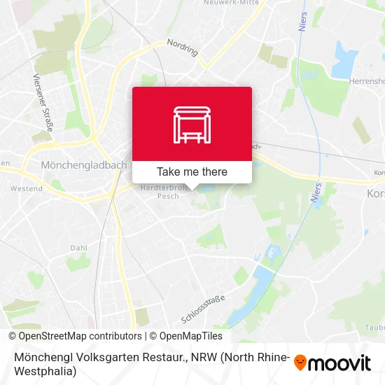Карта Mönchengl Volksgarten Restaur.