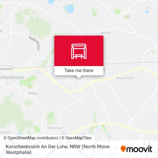 Карта Korschenbroich An Der Lohe