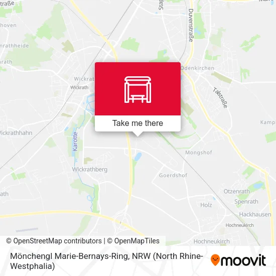 Карта Mönchengl Marie-Bernays-Ring