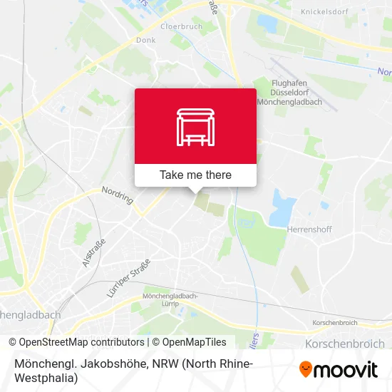 Карта Mönchengl. Jakobshöhe