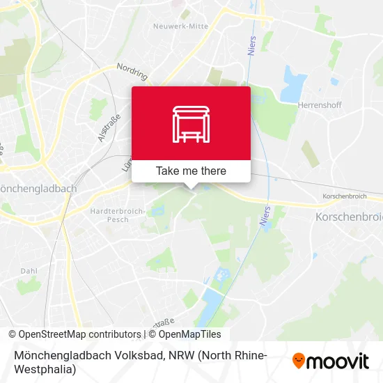 Карта Mönchengladbach Volksbad