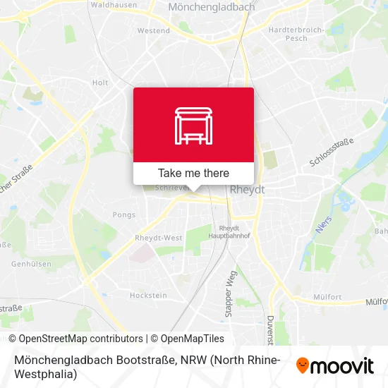Карта Mönchengladbach Bootstraße