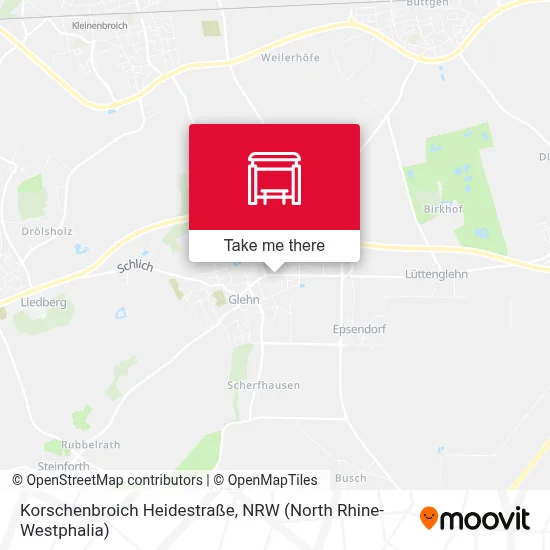 Korschenbroich Heidestraße map