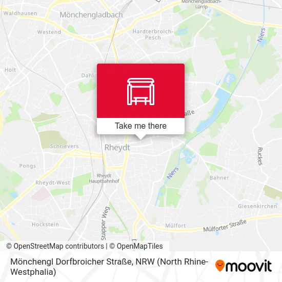 Карта Mönchengl Dorfbroicher Straße