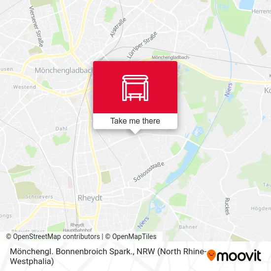 Карта Mönchengl. Bonnenbroich Spark.