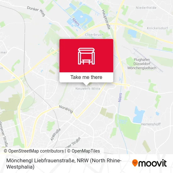 Карта Mönchengl Liebfrauenstraße