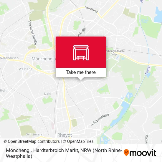 Карта Mönchengl. Hardterbroich Markt