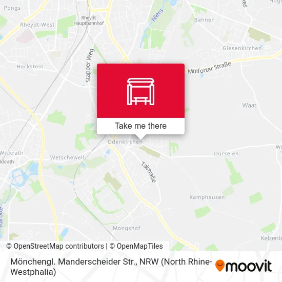 Карта Mönchengl. Manderscheider Str.