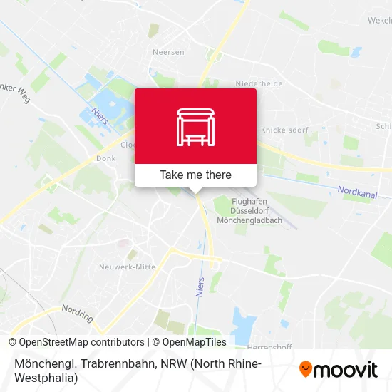 Карта Mönchengl. Trabrennbahn