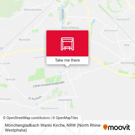 Карта Mönchengladbach Wanlo Kirche