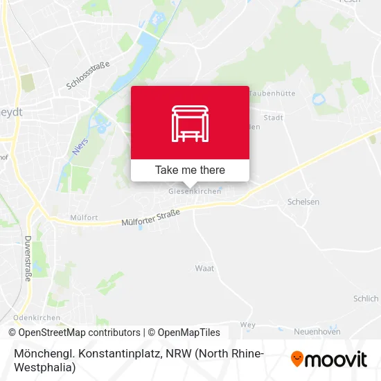 Карта Mönchengl. Konstantinplatz