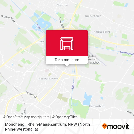 Карта Mönchengl. Rhein-Maas-Zentrum