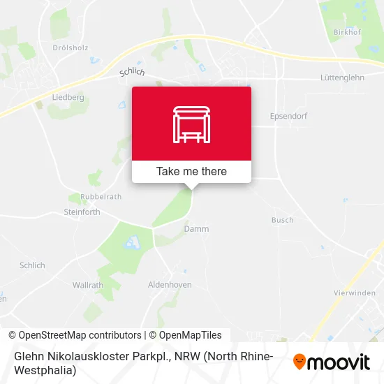 Glehn Nikolauskloster Parkpl. map