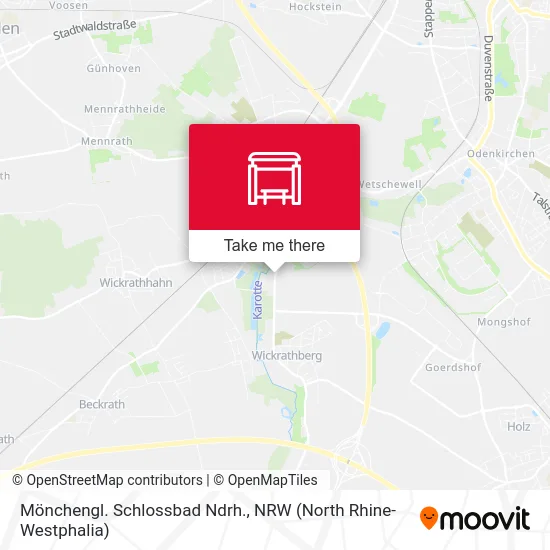 Карта Mönchengl. Schlossbad Ndrh.