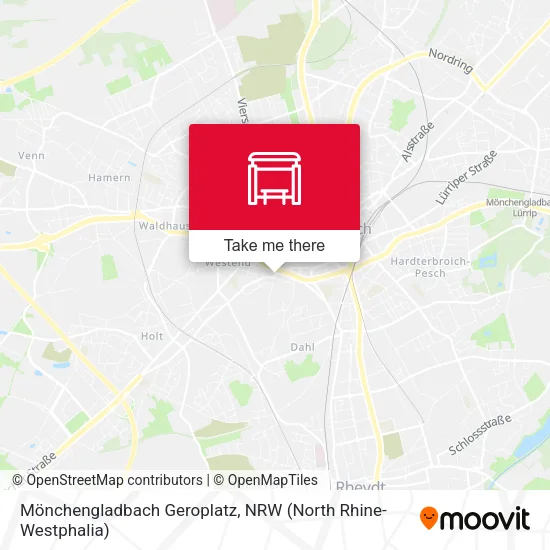 Карта Mönchengladbach Geroplatz